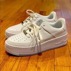 Nike platform Air Force ones